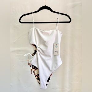 Medium Maaji women’s reversible one piece.